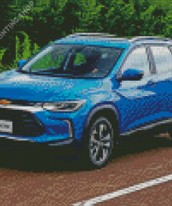 Blue Chevrolet Tracker Diamond Painting