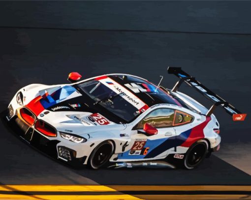 Bmw M8 Gte Car Diamond Painting