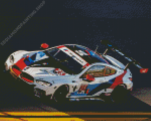 Bmw M8 Gte Car Diamond Painting