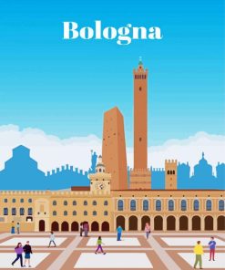 Bologna Italy Poster Art Diamond Painting