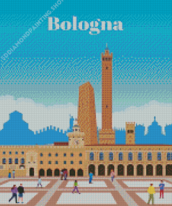 Bologna Italy Poster Art Diamond Painting