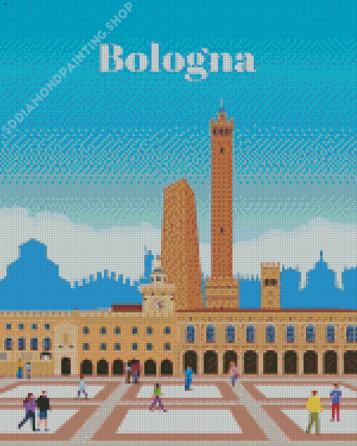 Bologna Italy Poster Art Diamond Painting