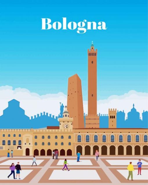 Bologna Italy Poster Art Diamond Painting