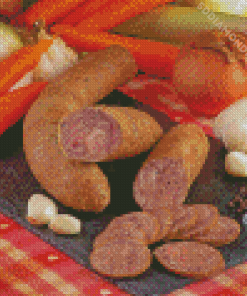 Boudin And Vegetables Diamond Painting