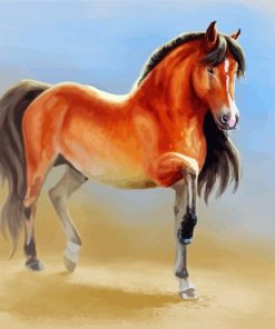 Brown Mare Horse Art Diamond Painting