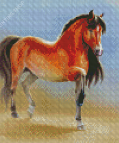 Brown Mare Horse Art Diamond Painting