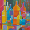 Colorful Abstract Bottles Diamond Painting