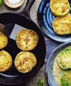 Cooking Fried Green Tomatoes Diamond Paintings