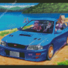 Cool Anime Car Diamond Paintings