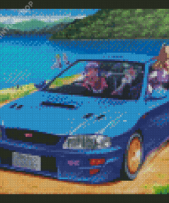 Cool Anime Car Diamond Paintings