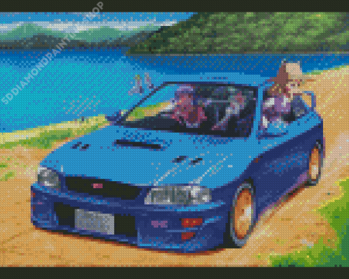 Cool Anime Car Diamond Paintings