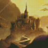 Cool Mythical Castle Diamond Painting