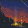 Couple Night Camping Diamond Painting