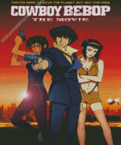 Cowboy Bebop Vintage Anime Diamond Paintings