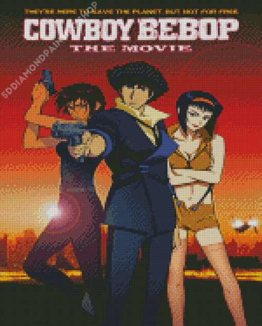 Cowboy Bebop Vintage Anime Diamond Paintings