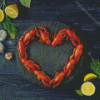 Crayfish Heart Diamond Painting