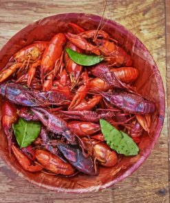 Crayfish In Bowl Diamond Painting