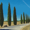 Cypress Trees Plants Diamond Painting