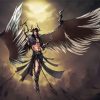 Dark Male Angel Art Diamond Painting