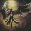 Dark Male Angel Art Diamond Painting