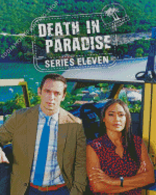 Death In Paradise Drama Serie Poster Diamond Paintings