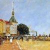 Dodrecht By Eugene Boudin Diamond Painting