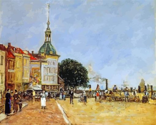 Dodrecht By Eugene Boudin Diamond Painting