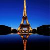 Eiffel Tower Light Reflection Diamond Painting