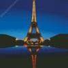 Eiffel Tower Light Reflection Diamond Painting