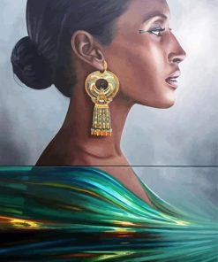 Elegant Nubian Lady Diamond Painting