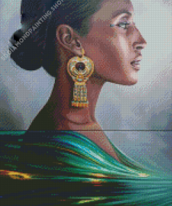 Elegant Nubian Lady Diamond Painting