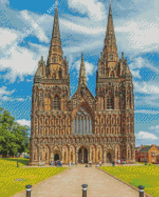 England Lichfield Cathedral Diamond Paintings