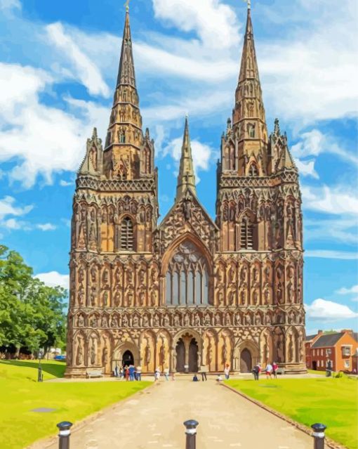 England Lichfield Cathedral Diamond Paintings