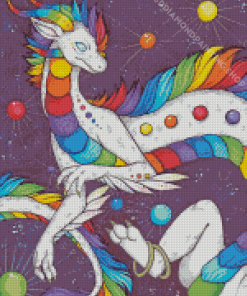 Fantasy Rainbow Dragon Diamond Painting