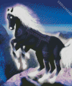 Fantasy Sleipnir Horse Diamond Painting