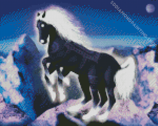 Fantasy Sleipnir Horse Diamond Painting