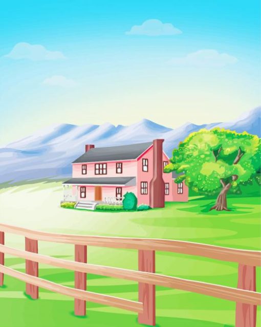 Farm House Diamond Painting