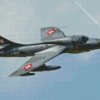 Flying Hawker Hunter Diamond Painting