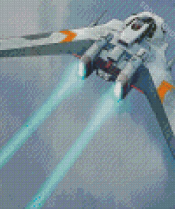 Flying Star Wars Ship Diamond Painting