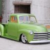 Green Chevy Pickup Diamond Paintings