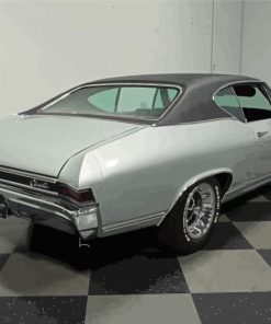 Grey 68 Chevelle Diamond Paintings