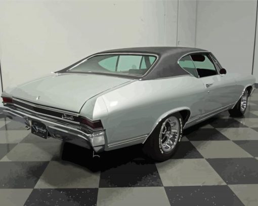 Grey 68 Chevelle Diamond Paintings