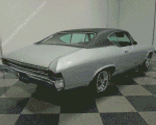 Grey 68 Chevelle Diamond Paintings