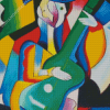 Guitarist Abstract Picasso Diamond Painting