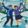 Happy Snow Date Diamond Painting