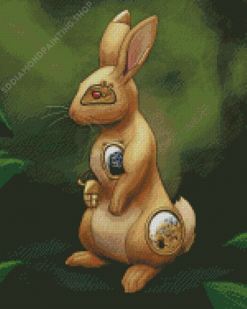 Little Steampunk Rabbit Diamond Paintings