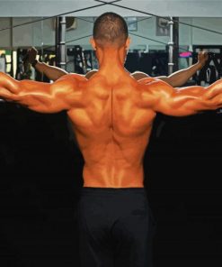 Man Back Muscles Diamond Paintings