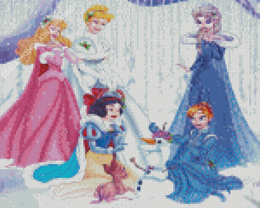 Merry Disney Christmas Diamond Paintings