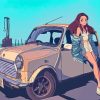 Mini Anime Car Diamond Paintings