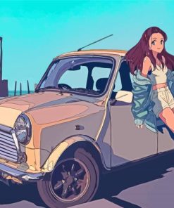 Mini Anime Car Diamond Paintings